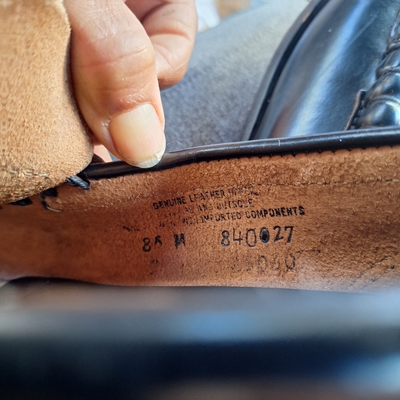 Timberland Black Genuine Leather Penny Loafers Mens 8.5 - Picture 3 of 15